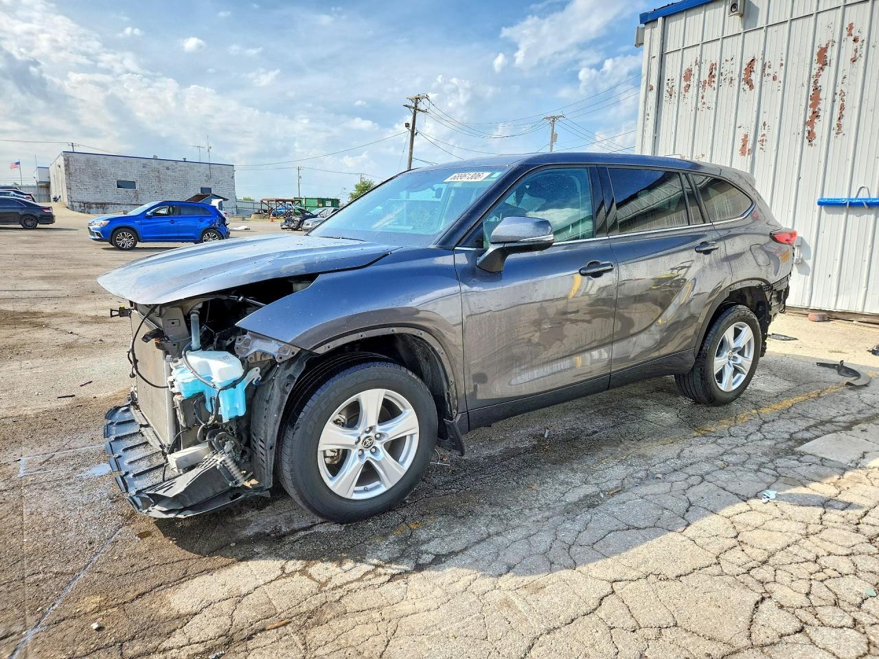 2021 TOYOTA HIGHLANDER LE | 5TDBZRBH6MS555477 | UPCARS