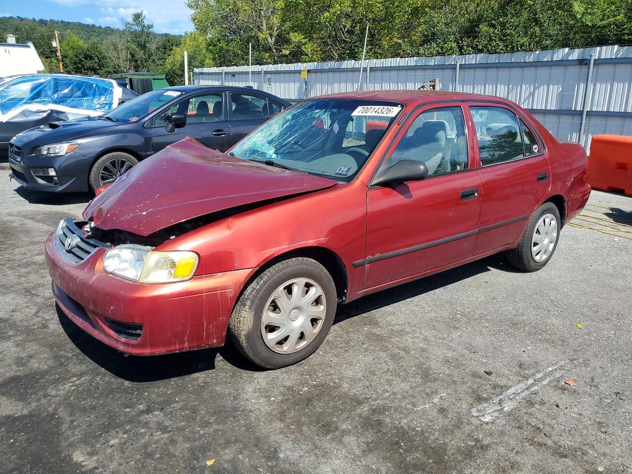 2001 TOYOTA COROLLA CE | 2T1BR12E21C453878 | UPCARS