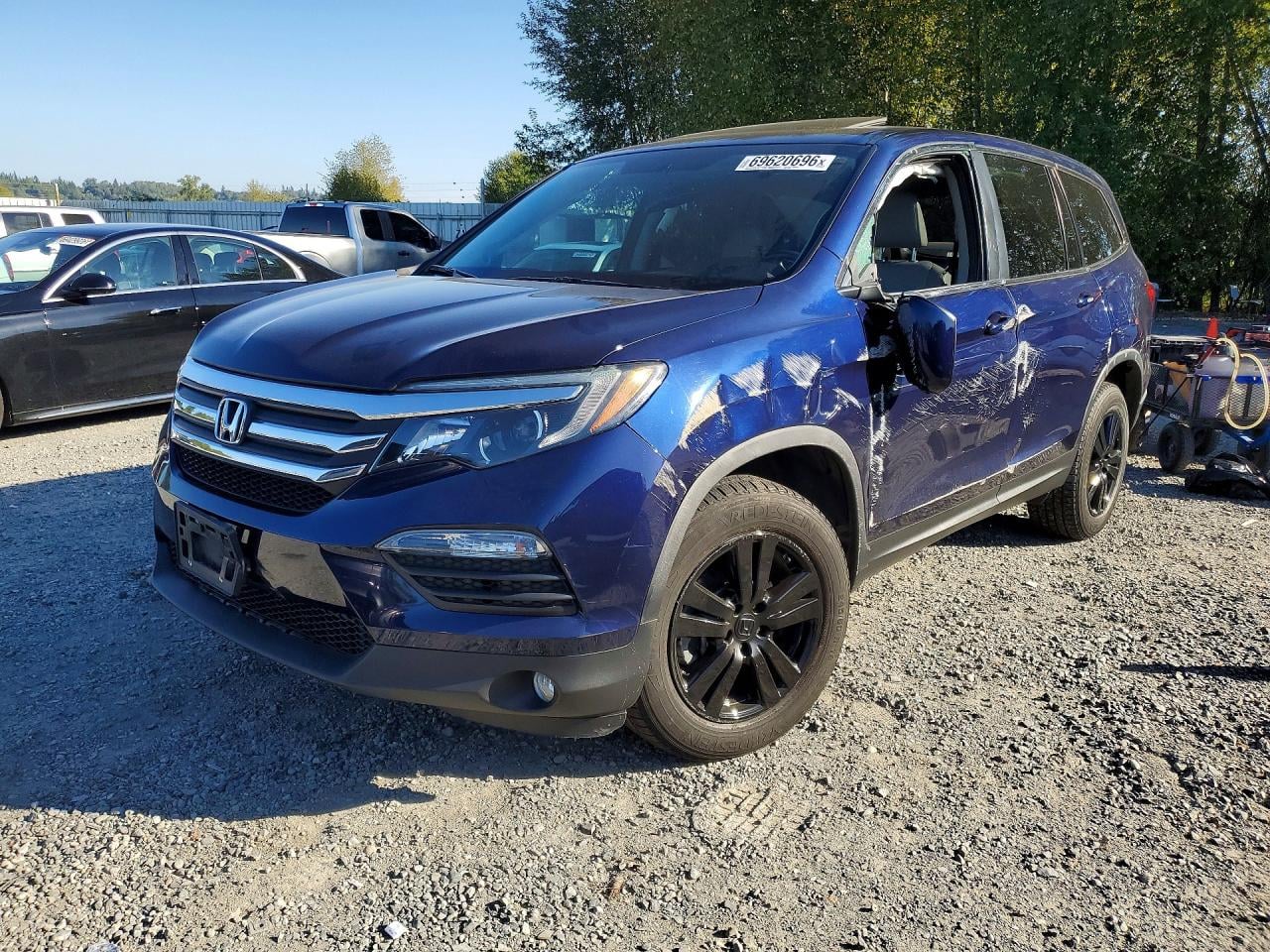 2018 HONDA PILOT EXL | 5FNYF6H54JB070284 | UPCARS