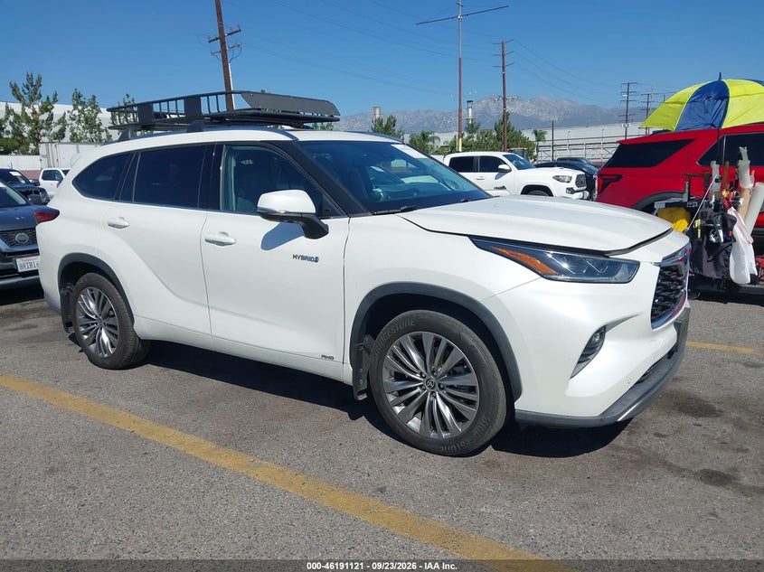 2021 TOYOTA HIGHLANDER HYBRID PLATINUM | 5TDEBRCH9MS021728 | UPCARS