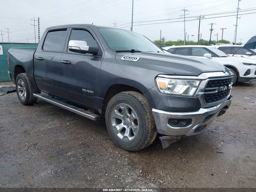 2022 RAM 1500 LONE STAR  4X4 5'7 BOX | 1C6RRFFG3NN441739 | UPCARS