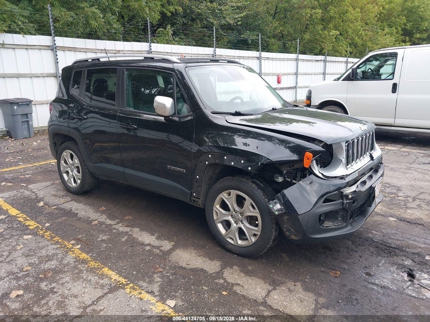 2016 JEEP RENEGADE LIMITED | ZACCJBDT2GPE26934 | UPCARS