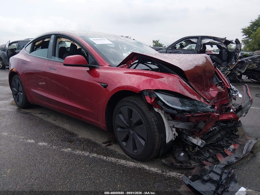 2025 TESLA MODEL 3 LONG RANGE REAR-WHEEL DRIVE/STANDARD REAR-WHEEL DRIVE | 5YJ3E1EA1SF984947 | UPCARS