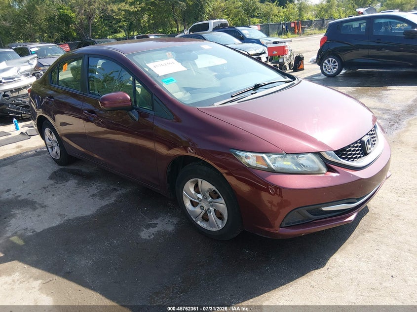 2014 HONDA CIVIC LX | 19XFB2F56EE031819 | UPCARS