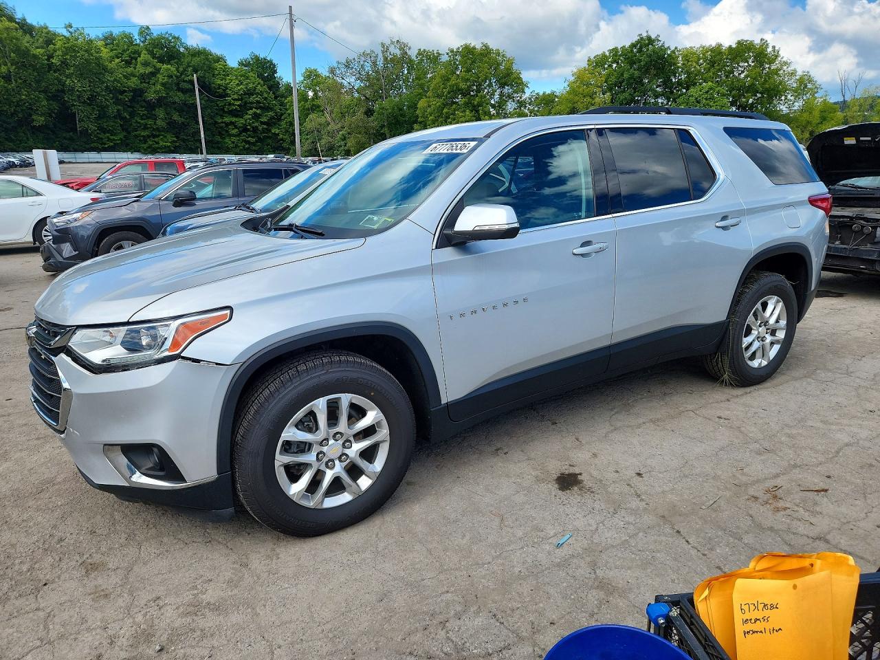 2021 CHEVROLET TRAVERSE LT | 1GNEVHKW6MJ123607 | UPCARS