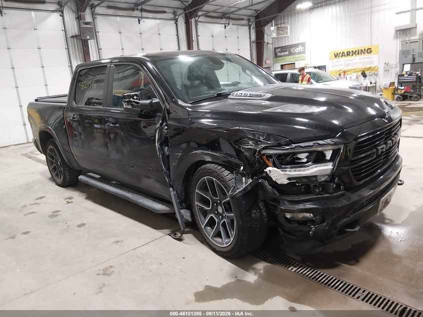 2019 RAM 1500 LARAMIE  4X4 5'7 BOX | 1C6SRFJT1KN670454 | UPCARS