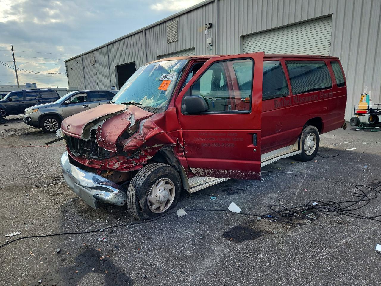 2001 FORD ECONOLIN E350 SUPER DUTY WAGON | 1FBSS31L81HA22414 | UPCARS