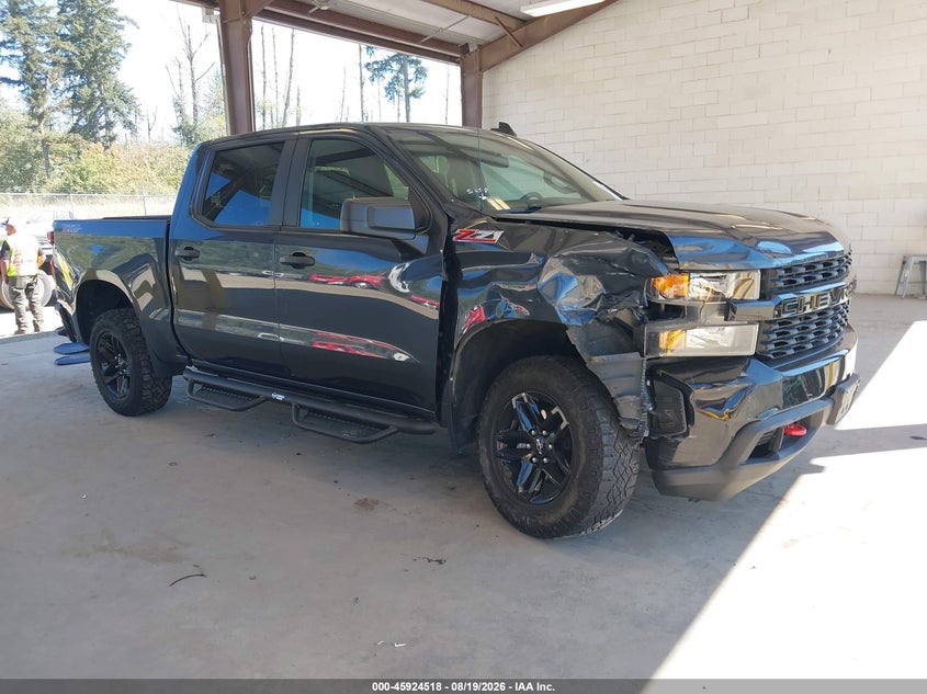 2021 CHEVROLET SILVERADO 1500 CUSTOM TRAIL BOSS | 1GCPYCEF2MZ379123 | UPCARS