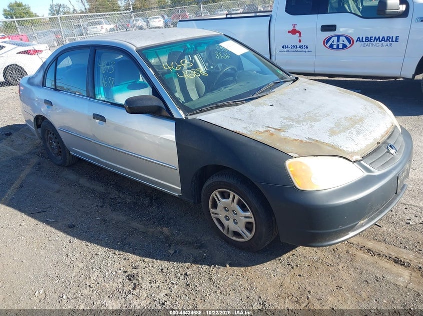 2001 HONDA CIVIC LX | 2HGES16561H610881 | UPCARS