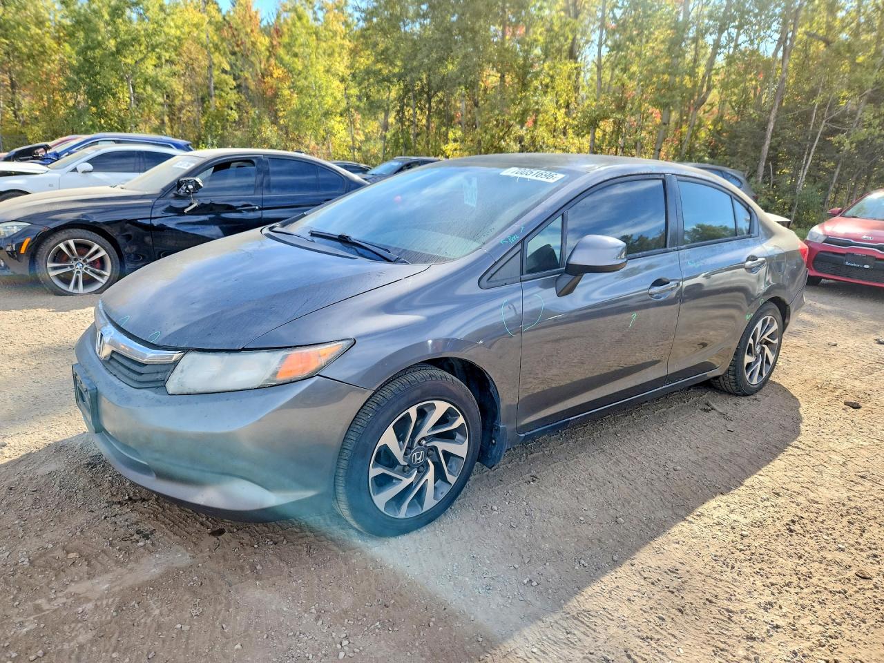 2012 HONDA CIVIC LX | 2HGFB2F48CH106580 | UPCARS