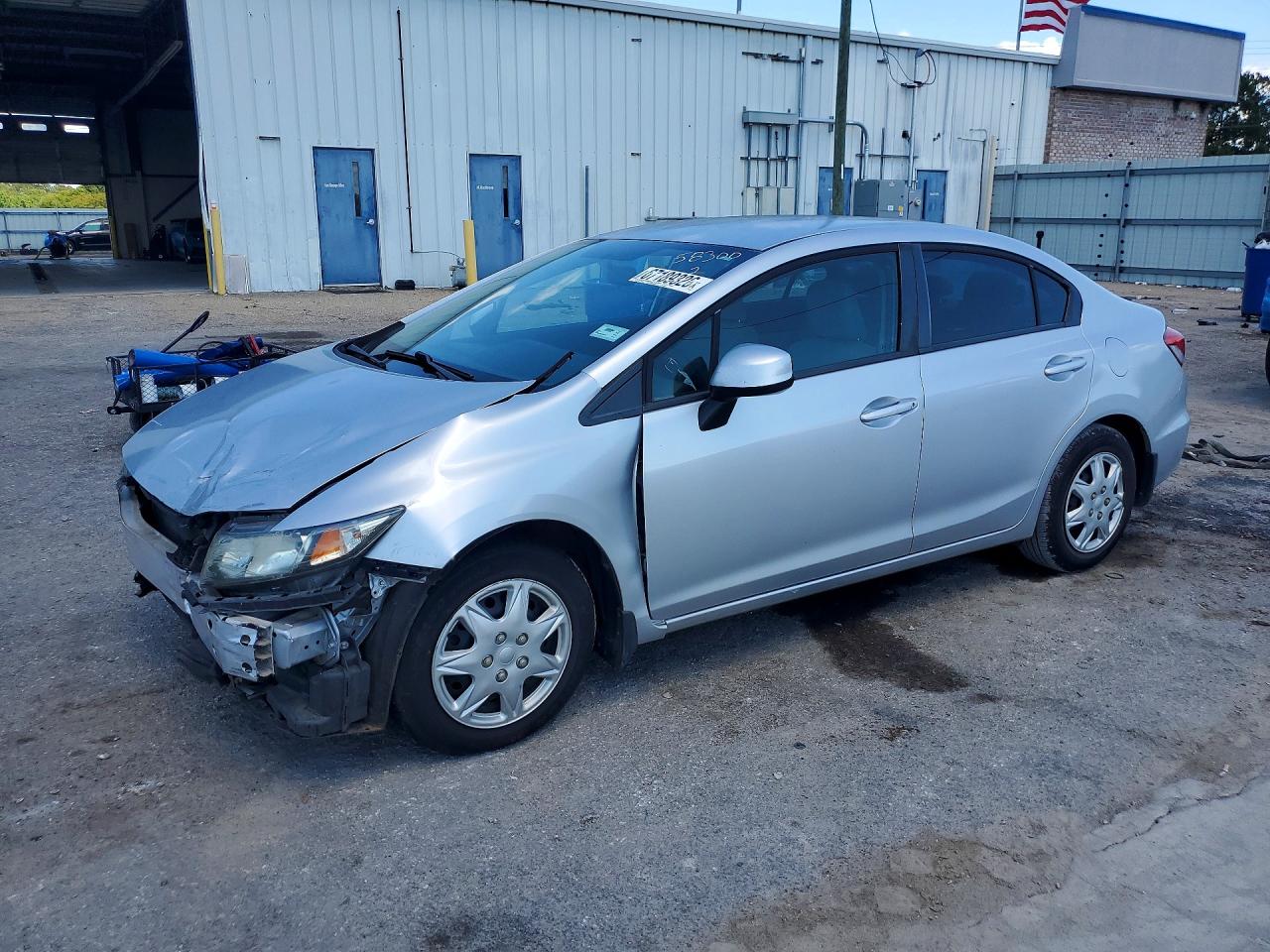 2013 HONDA CIVIC LX | 2HGFB2F59DH555910 | UPCARS