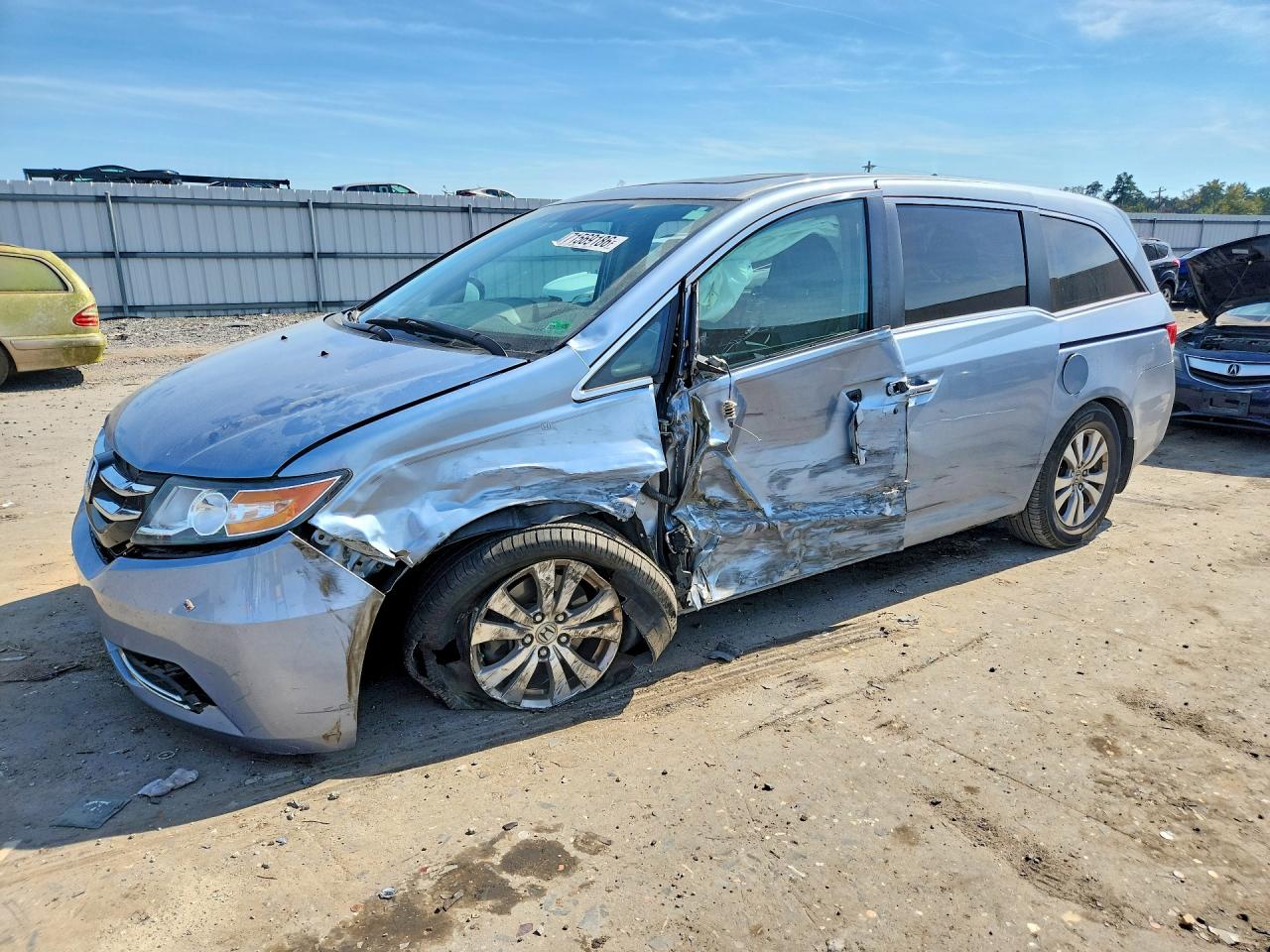 2014 HONDA ODYSSEY EXL | 5FNRL5H6XEB037179 | UPCARS