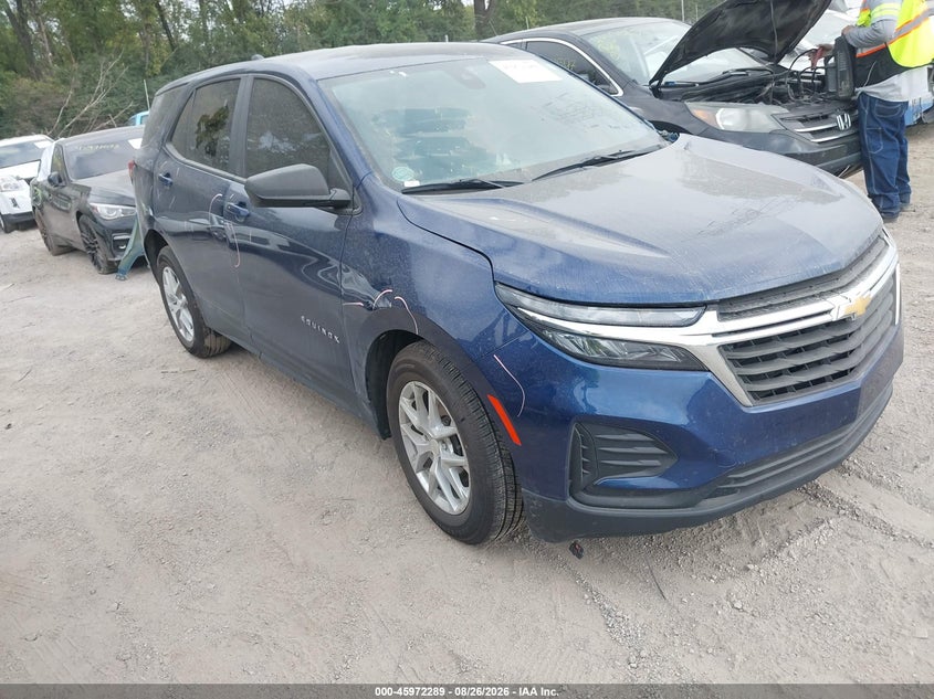 2022 CHEVROLET EQUINOX FWD LS | 3GNAXHEV5NS196267 | UPCARS
