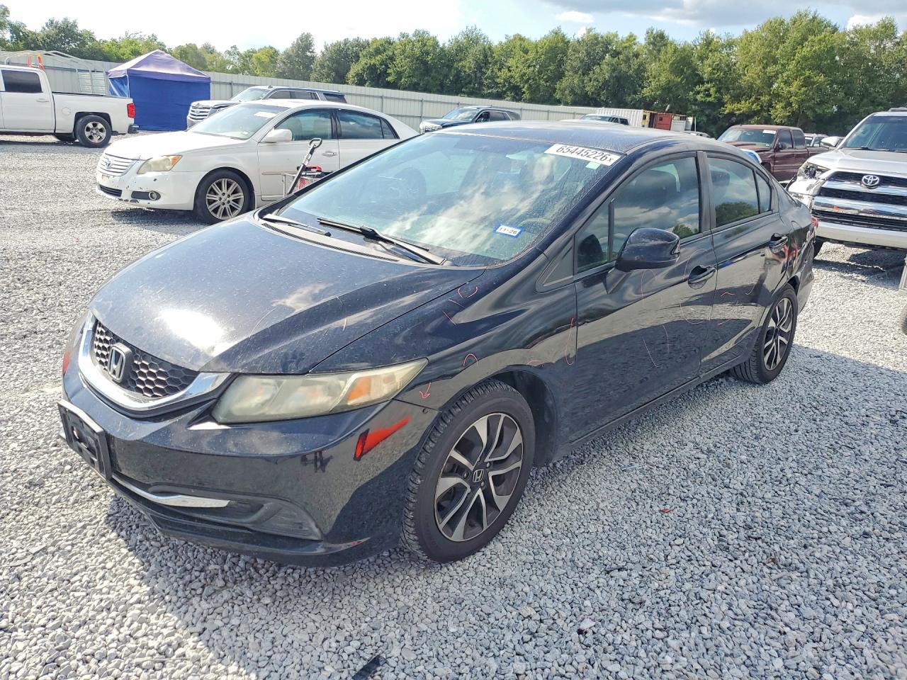 2013 HONDA CIVIC LX | 2HGFB2F58DH579289 | UPCARS