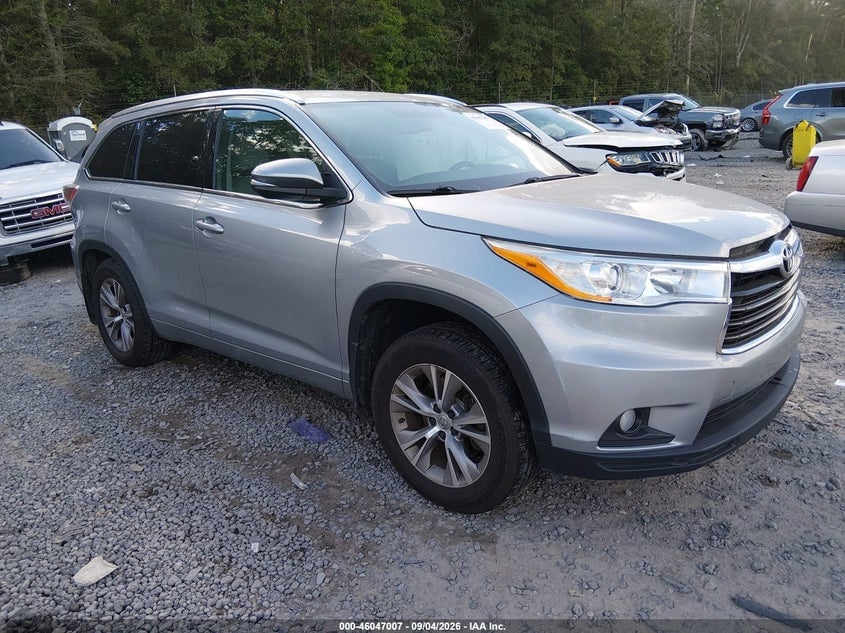 2014 TOYOTA HIGHLANDER XLE V6 | 5TDJKRFHXES024567 | UPCARS