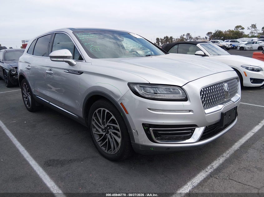 2019 LINCOLN NAUTILUS RESERVE | 2LMPJ6L95KBL35667 | UPCARS
