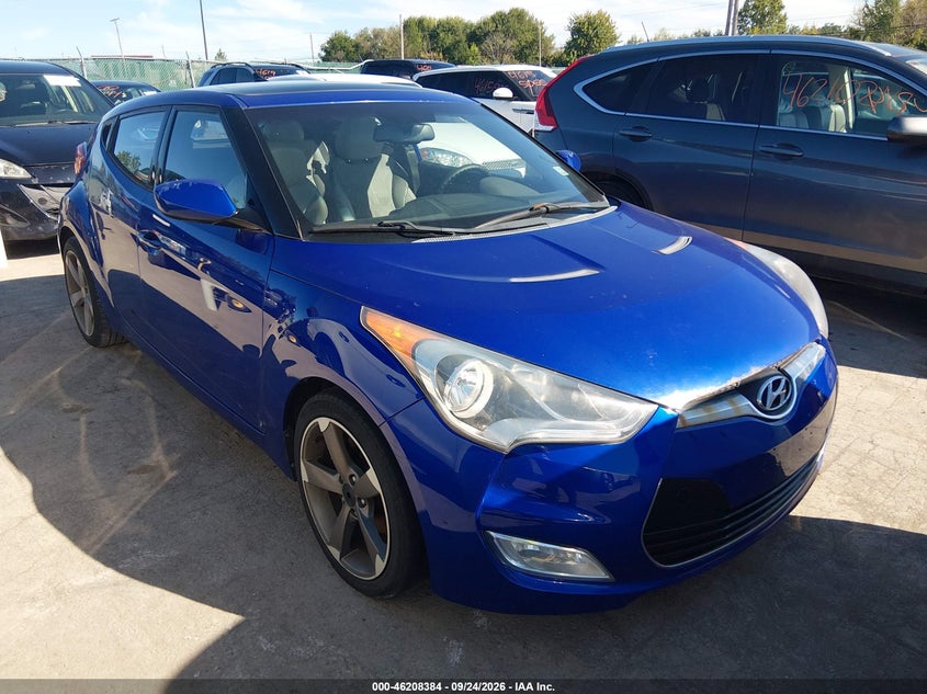 2012 HYUNDAI VELOSTER GRAY INT | KMHTC6AD4CU055231 | UPCARS