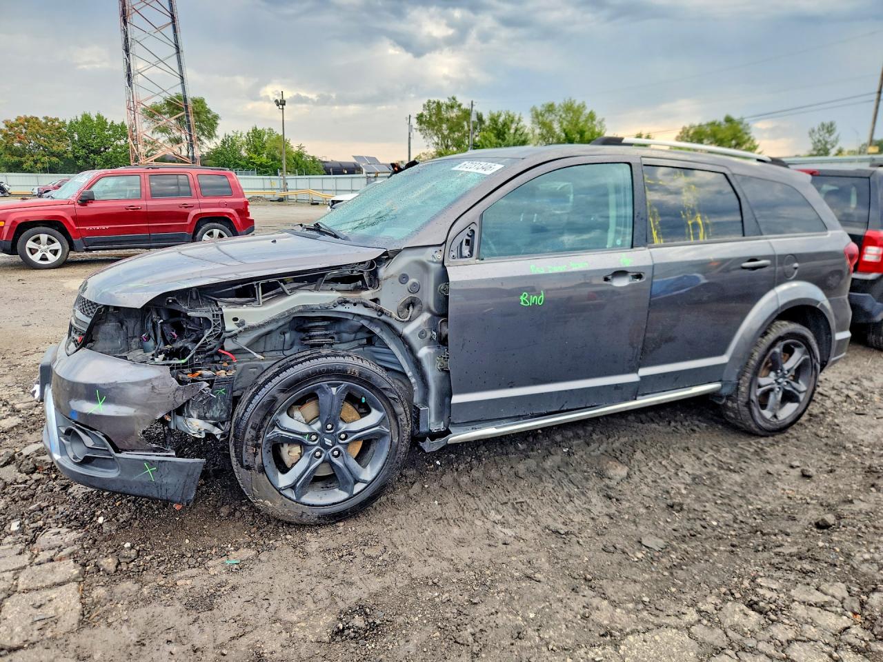 2018 DODGE JOURNEY CROSSROAD | 3C4PDDGGXJT371152 | UPCARS