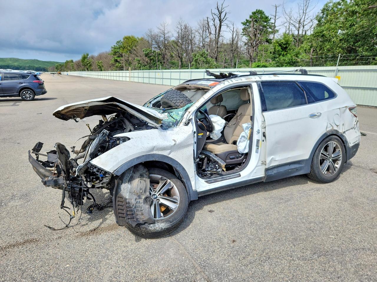 2013 HYUNDAI SANTA FE LIMITED | KM8SRDHF7DU013045 | UPCARS