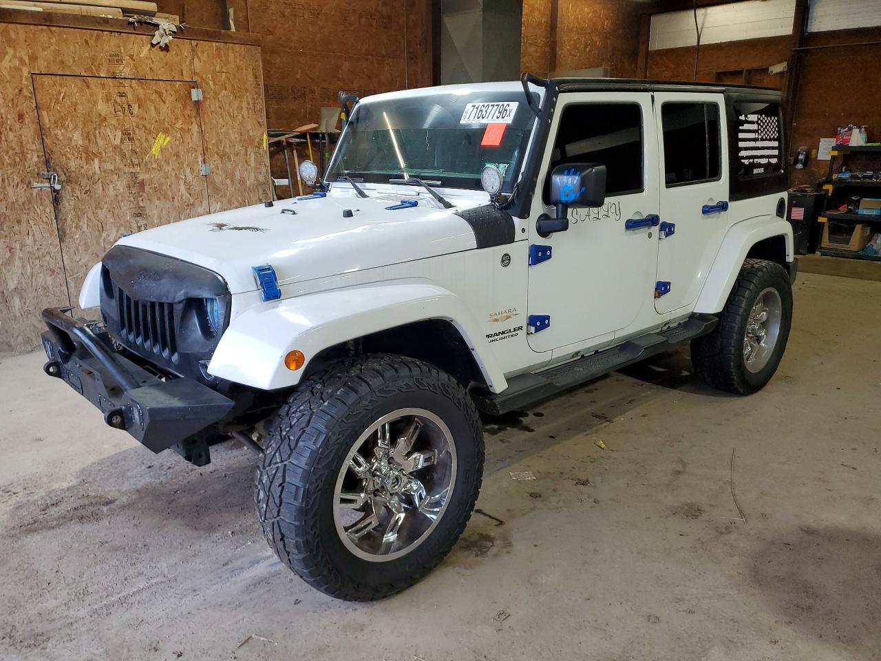 2015 JEEP WRANGLER SAHARA | 1C4HJWEG5FL621671 | UPCARS