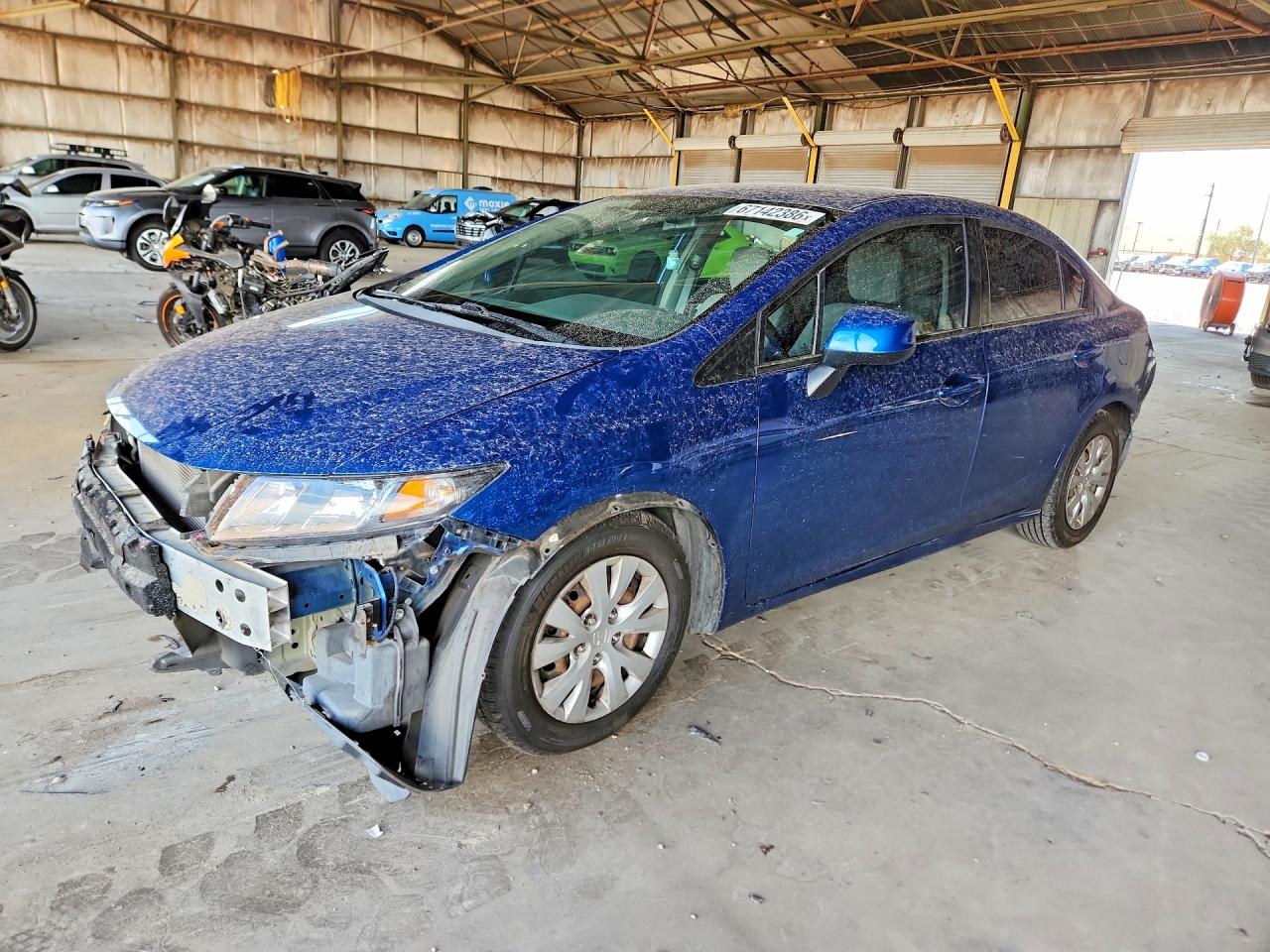 2012 HONDA CIVIC LX | 19XFB2F53CE068386 | UPCARS