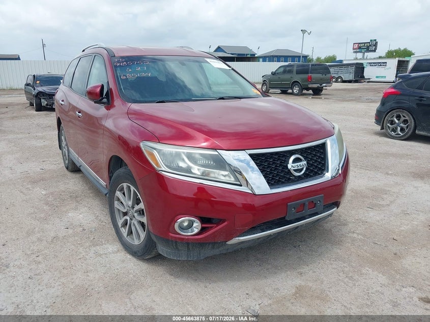 2013 NISSAN PATHFINDER SL | 5N1AR2MN8DC685134 | UPCARS