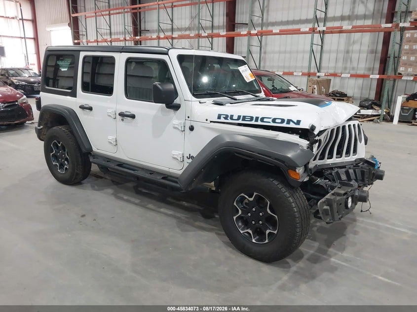 2022 JEEP WRANGLER 4XE UNLIMITED RUBICON 4X4 | 1C4JJXR60NW178707 | UPCARS