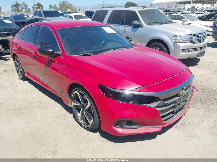 2022 HONDA ACCORD SPORT | 1HGCV1F35NA059733 | UPCARS