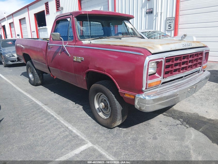 1985 DODGE W-SERIES W100/W150 | 1B7HW14T0FS596915 | UPCARS