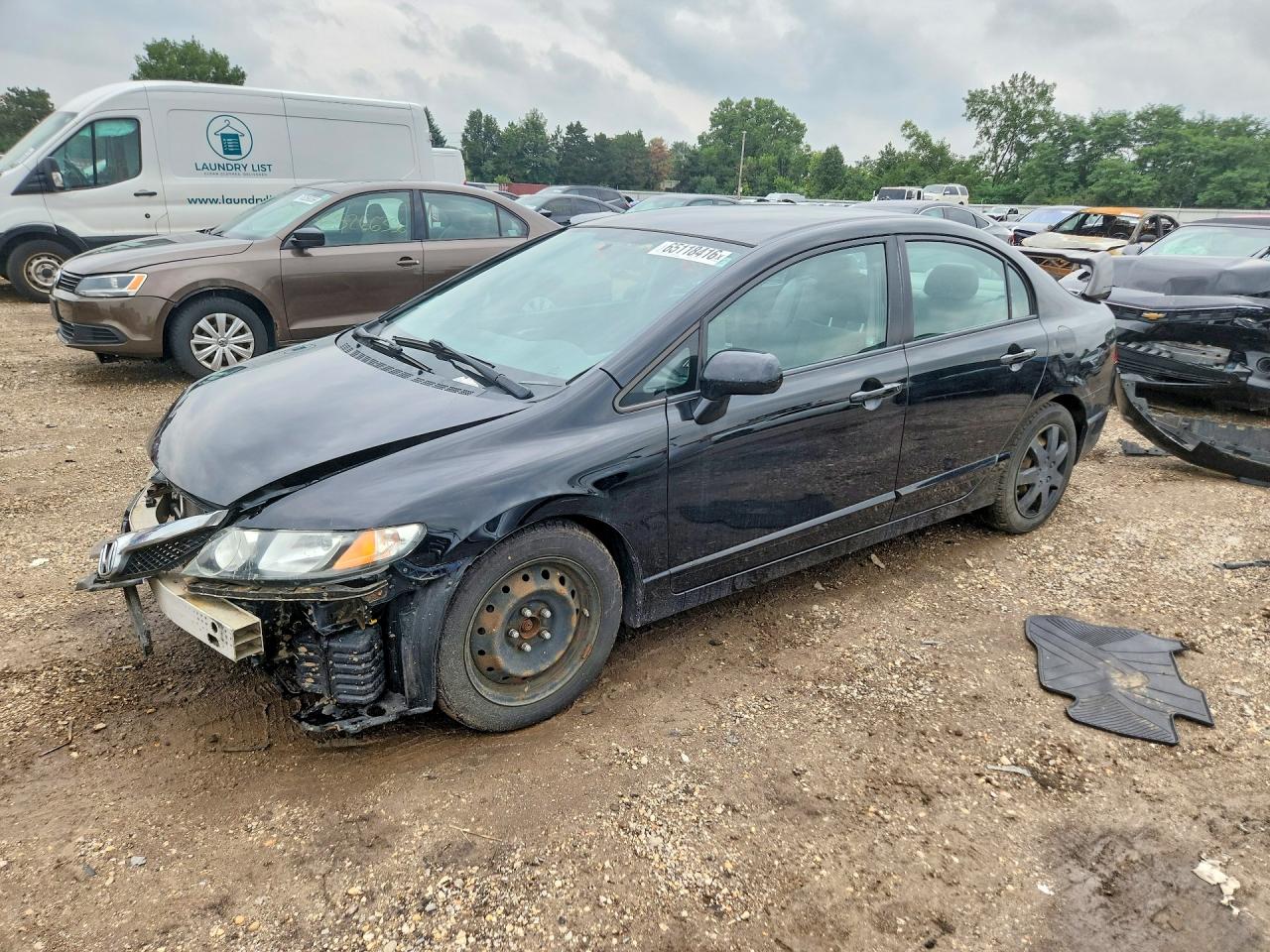 2011 HONDA CIVIC LX | 2HGFA1F50BH307748 | UPCARS