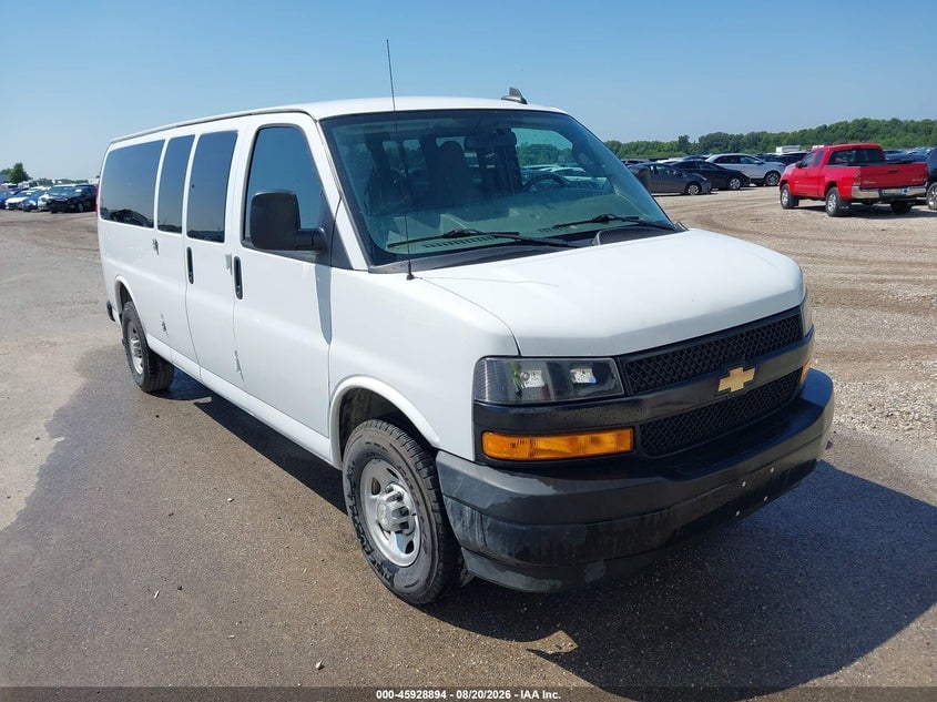 2021 CHEVROLET EXPRESS PASSENGE RWD 3500 EXTENDED WHEELBASE LS | 1GAZGNFP9M1153117 | UPCARS