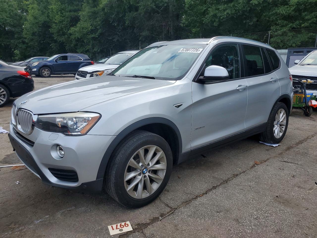 2016 BMW X3 XDRIVE28I | 5UXWX9C56G0D66672 | UPCARS