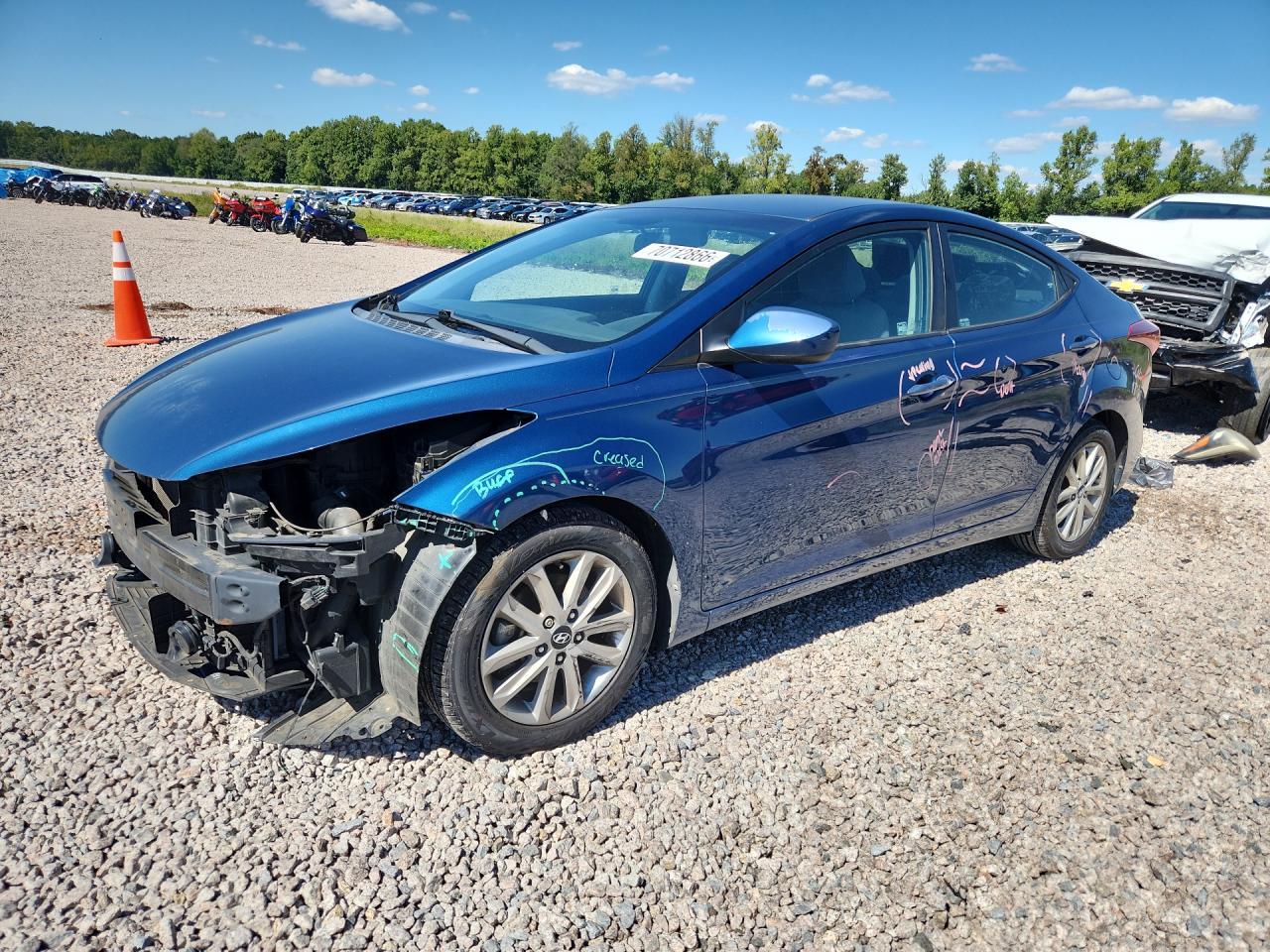 2014 HYUNDAI ELANTRA SE | KMHDH4AE2EU083180 | UPCARS