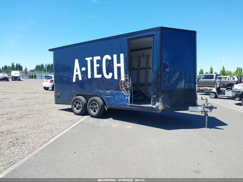 2022 ALCOM 16' ENCLOSED TRAILER | 5WFBE1627NB039150 | UPCARS