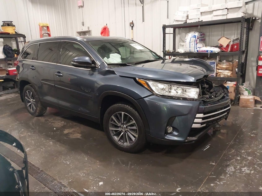2019 TOYOTA HIGHLANDER XLE | 5TDJZRFH9KS986883 | UPCARS
