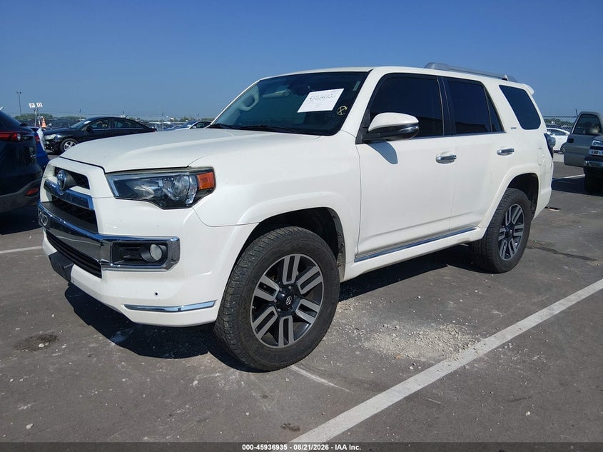 2016 TOYOTA 4RUNNER LIMITED | JTEBU5JR9G5295003 | UPCARS