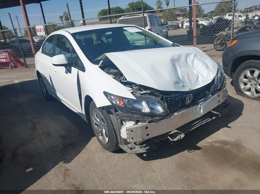 2013 HONDA CIVIC LX | 2HGFB2F51DH515840 | UPCARS