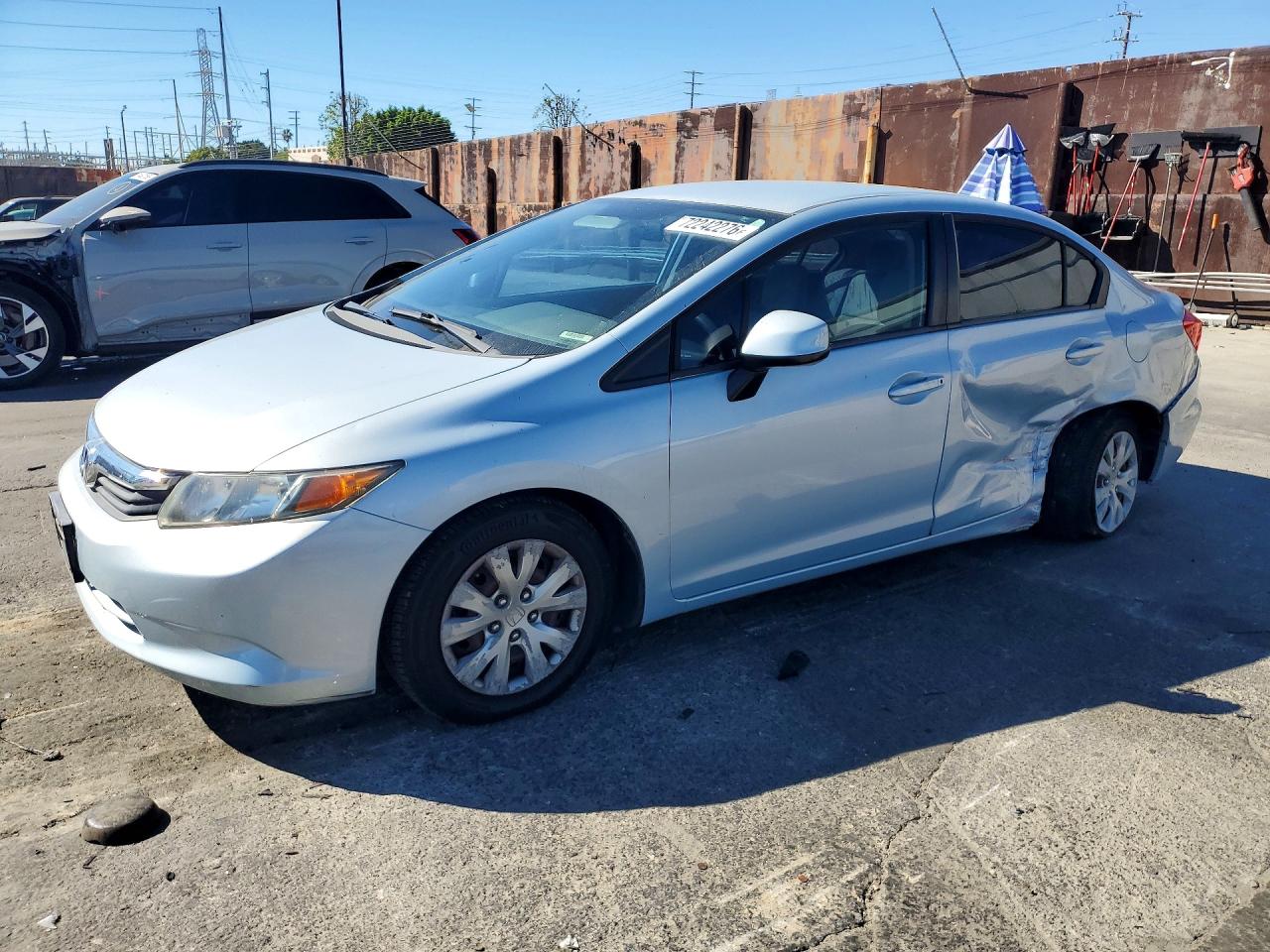 2012 HONDA CIVIC LX | 19XFB2F56CE338758 | UPCARS