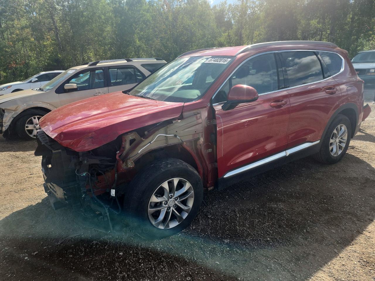 2019 HYUNDAI SANTA FE SE | 5NMS2CADXKH076947 | UPCARS