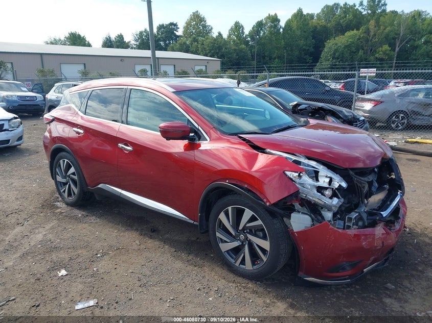 2016 NISSAN MURANO PLATINUM | 5N1AZ2MH8GN128842 | UPCARS