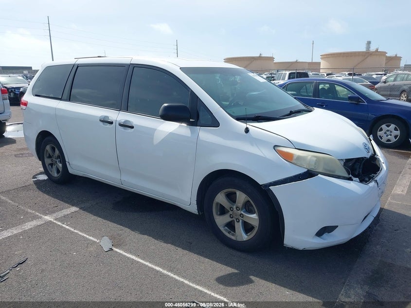 2013 TOYOTA SIENNA L V6 7 PASSENGER | 5TDZK3DC6DS396946 | UPCARS