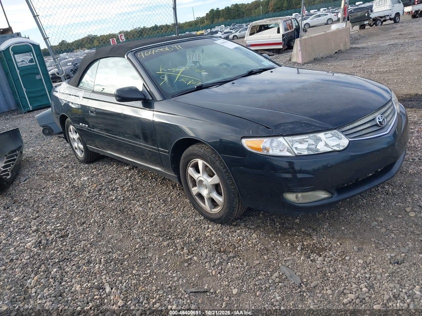 2002 TOYOTA CAMRY SOLARA SLE V6 | 2T1FF28P12C583600 | UPCARS