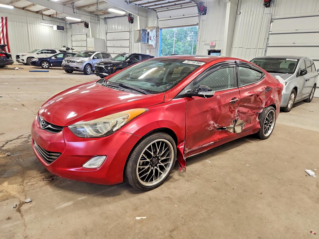 2013 HYUNDAI ELANTRA LIMITED | KMHDH4AE8DU634016 | UPCARS
