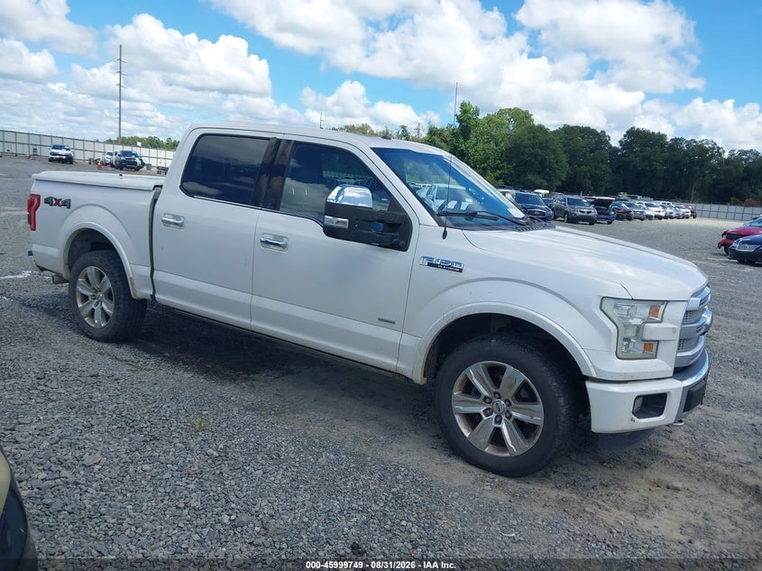 2015 FORD F-150 PLATINUM | 1FTEW1EG6FFC26386 | UPCARS