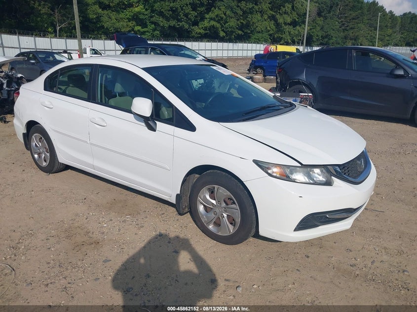 2013 HONDA CIVIC LX | 19XFB2F50DE053720 | UPCARS