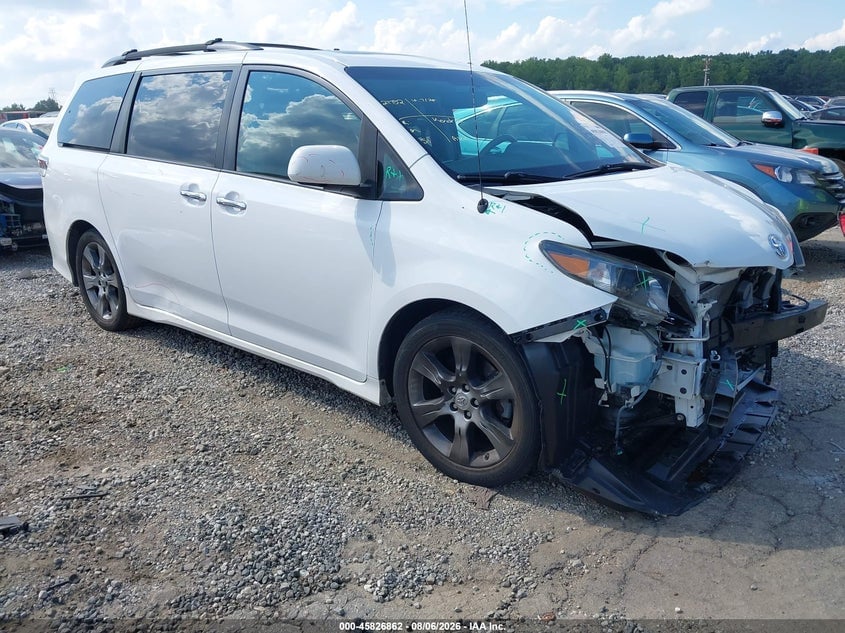 2014 TOYOTA SIENNA SE 8 PASSENGER | 5TDXK3DC5ES437169 | UPCARS