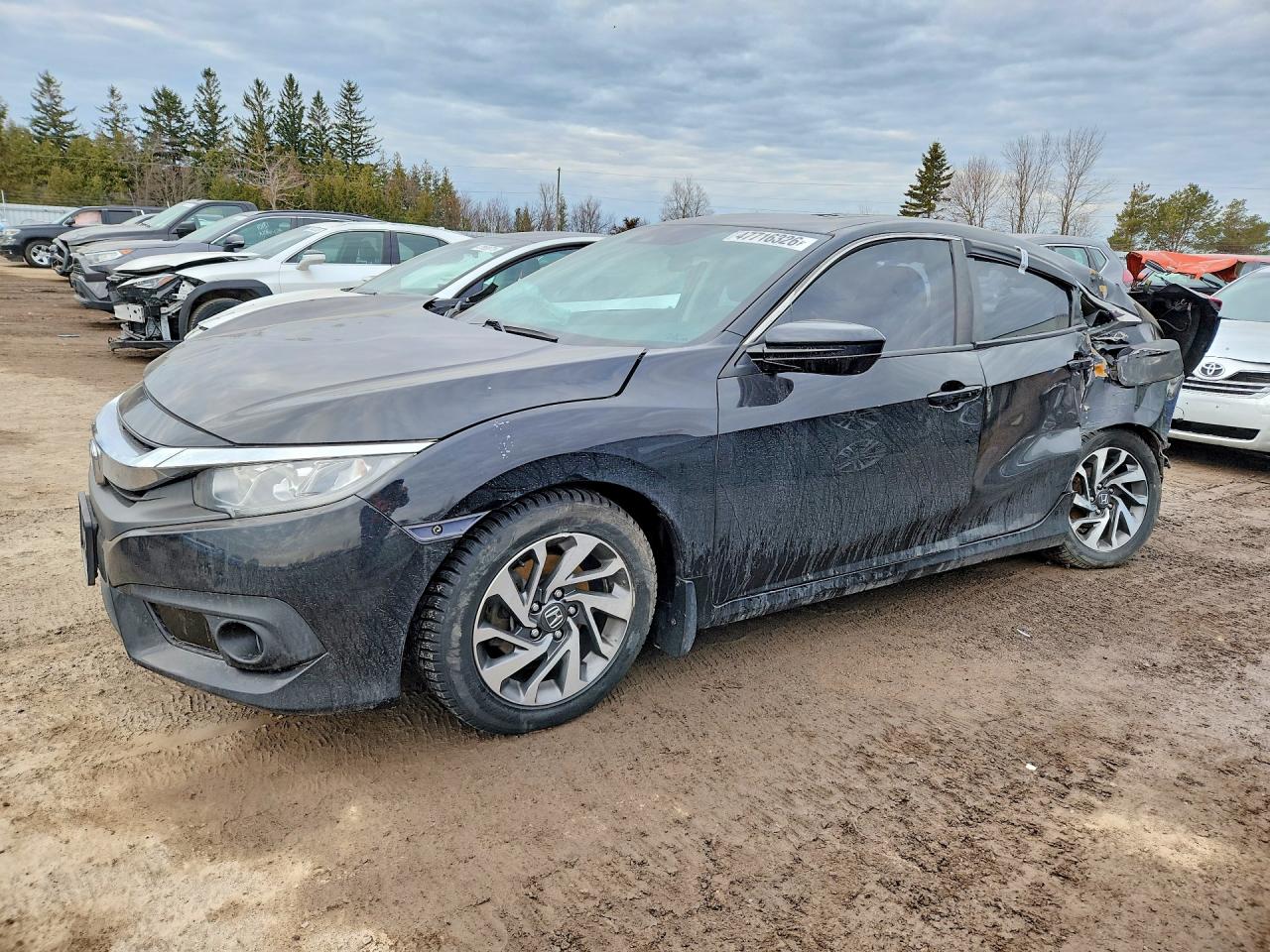 2017 HONDA CIVIC EX | 2HGFC2F88HH027563 | UPCARS
