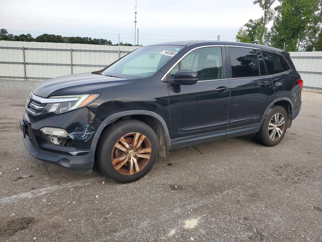 2017 HONDA PILOT EXL | 5FNYF5H57HB038496 | UPCARS