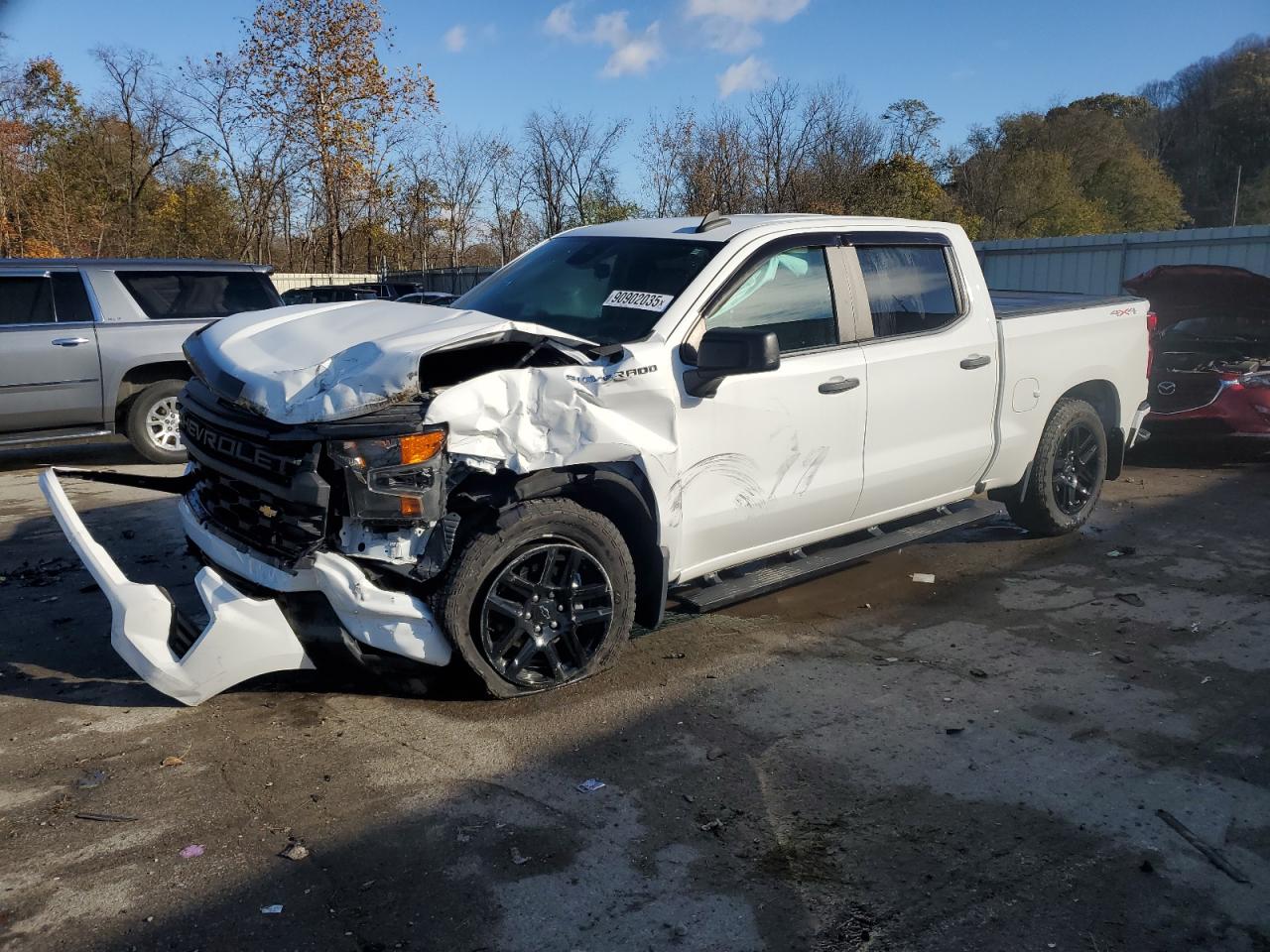2022 CHEVROLET SILVERADO K1500 CUSTOM | 1GCPDBEK5NZ554629 | UPCARS