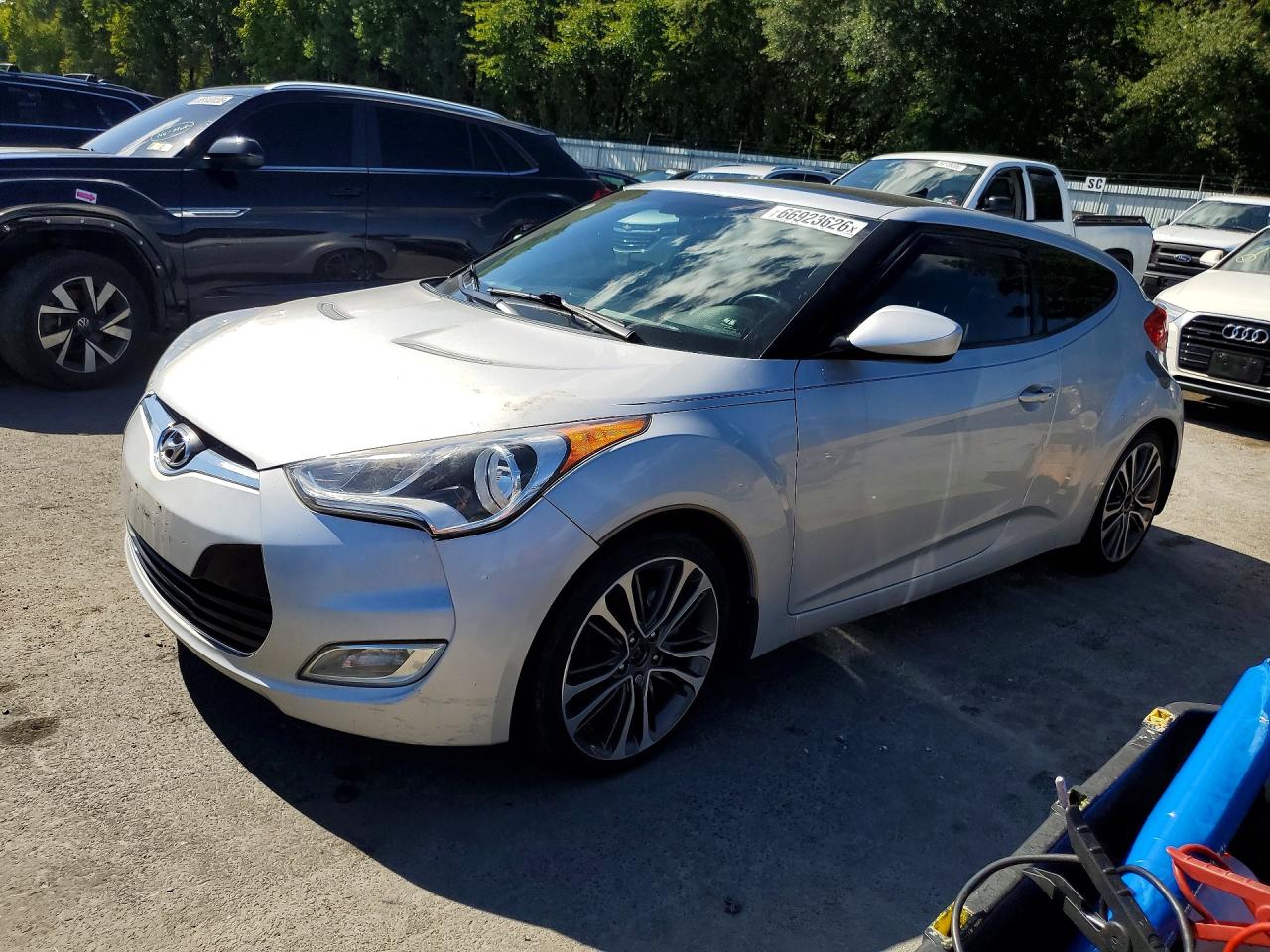 2012 HYUNDAI VELOSTER BASE | KMHTC6AD8CU075935 | UPCARS